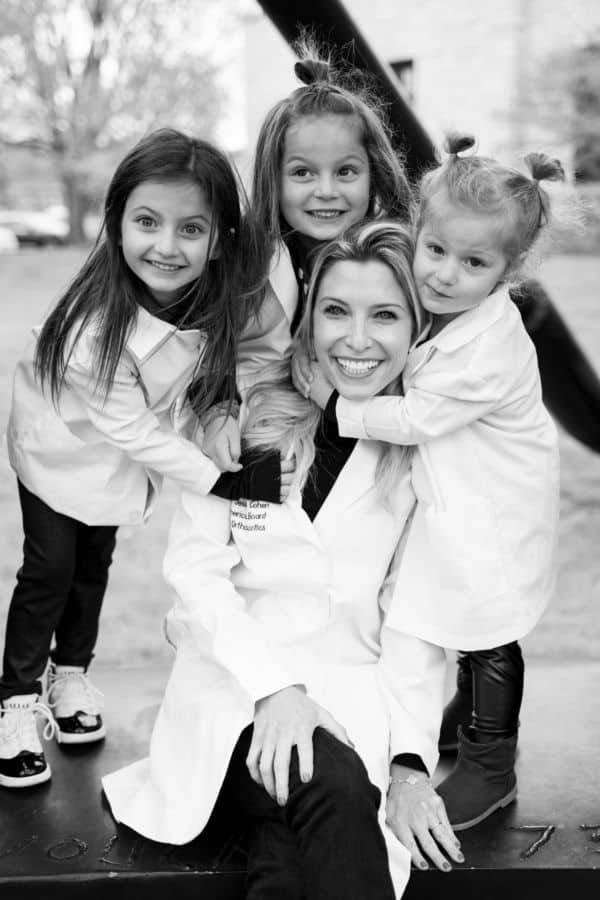 Dr. Jessica Cohen with her three daughters